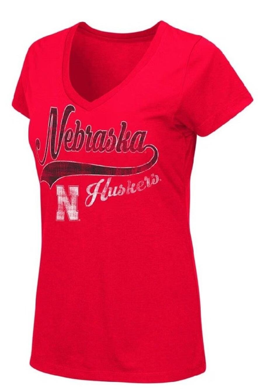 Colosseum Nebraska Cornhuskers How You Doin' Women's T-Shirt - M